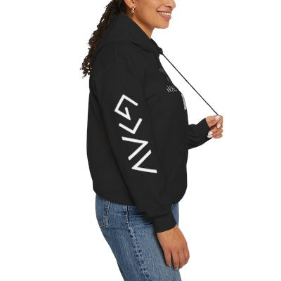 Unisex Christian Hoodie with QR Scripture - "God is Greater than the Highs and Lows"